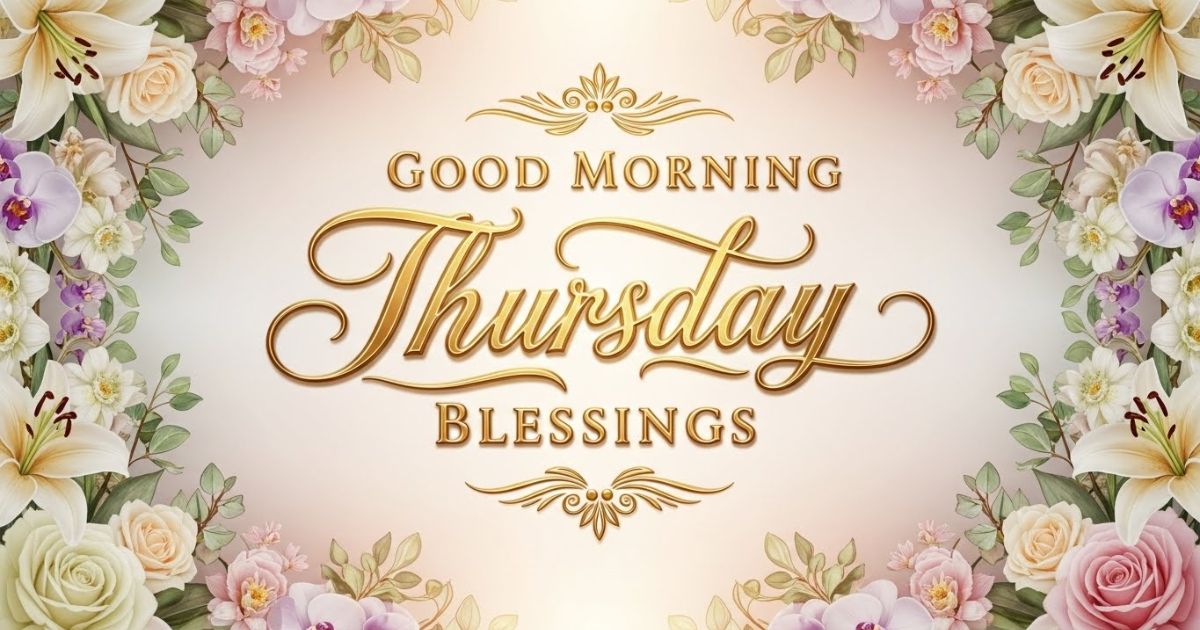 good morning thursday blessings