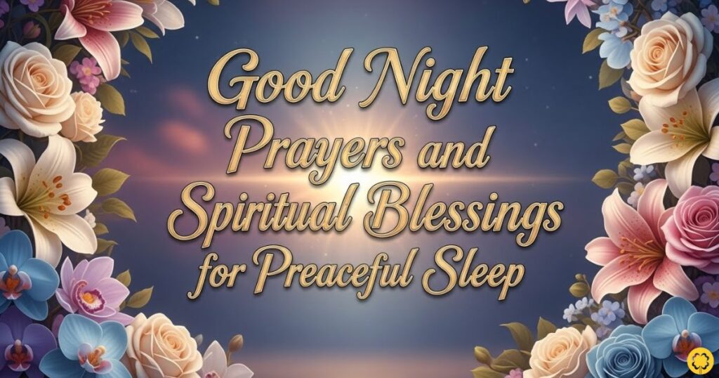 Good Night Prayers and Spiritual Blessings for Peaceful Sleep