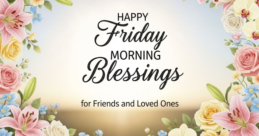 Happy Friday Morning Blessings for Friends and Loved Ones