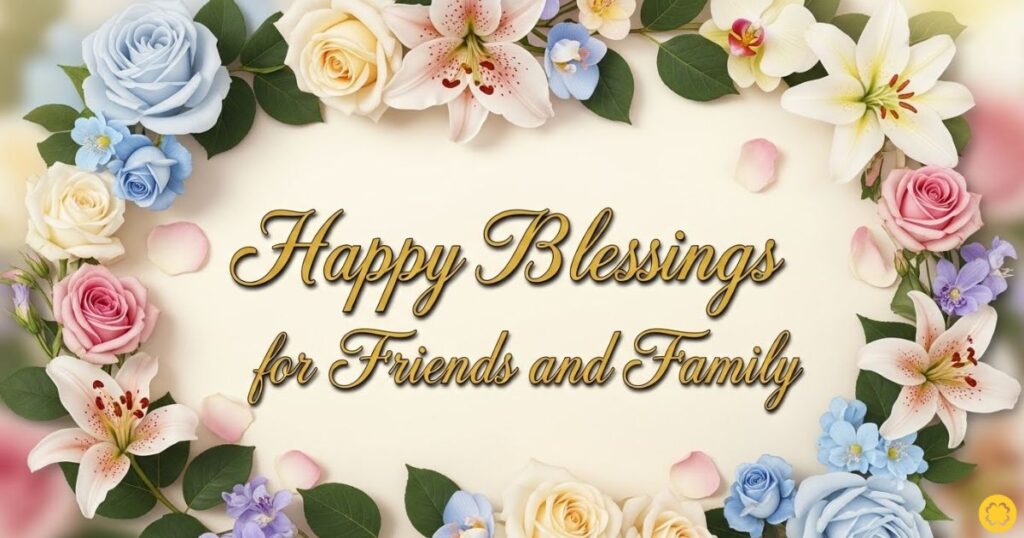Happy Monday Blessings for Friends and Family