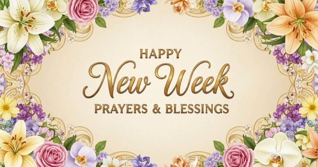 Happy New Week Prayers & Blessings