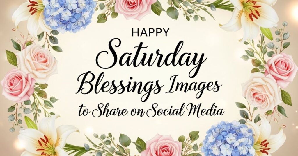 Happy Saturday Blessings Images to Share on Social Media
