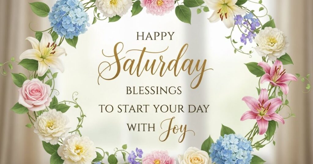 Happy Saturday Blessings to Start Your Day with Joy