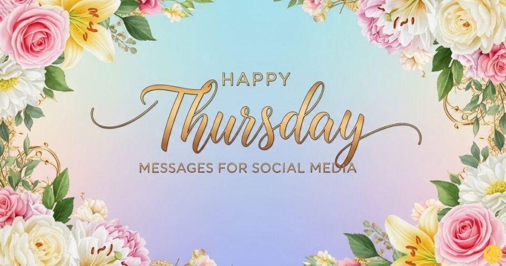 Happy Thursday Messages for Social Media