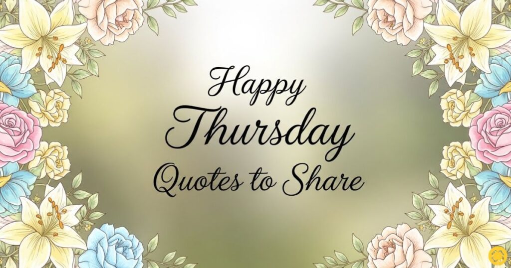 Happy Thursday Quotes to Share