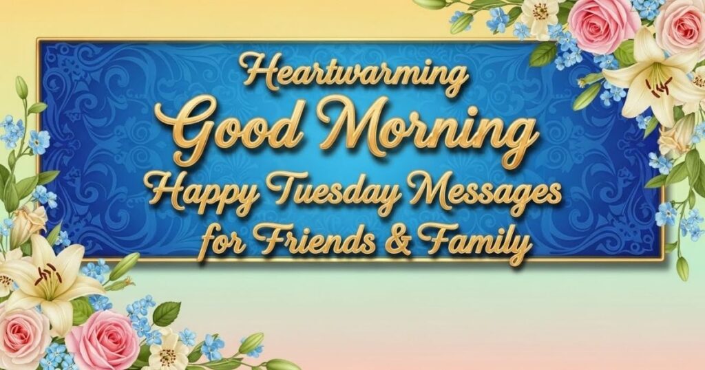 Heartwarming Good Morning Happy Tuesday Messages for Friends & Family