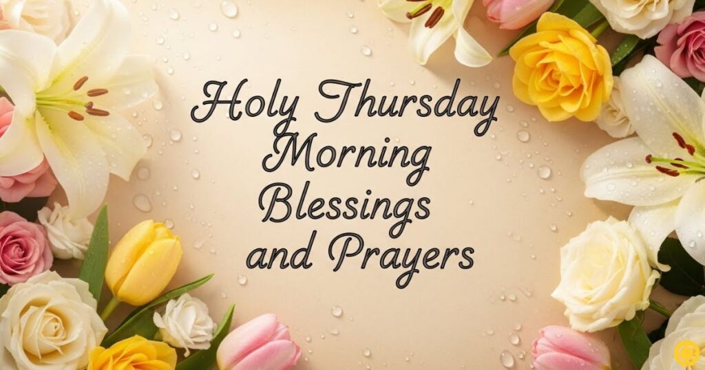 Holy Thursday Morning Blessings and Prayers