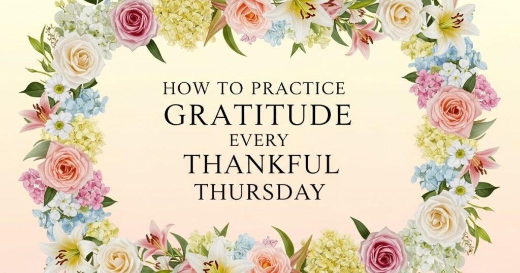 How to Practice Gratitude Every Thankful Thursday