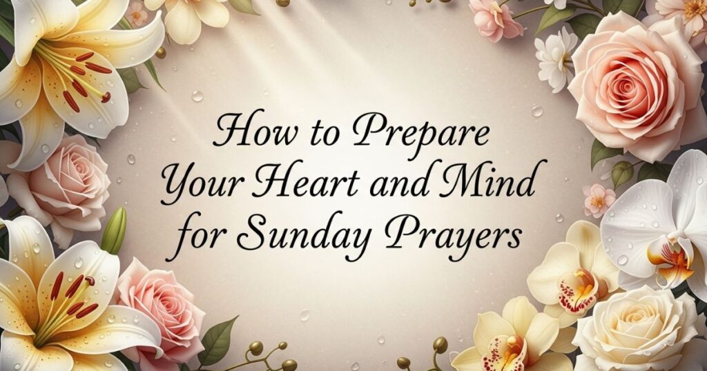 How to Prepare Your Heart and Mind for Sunday Prayer