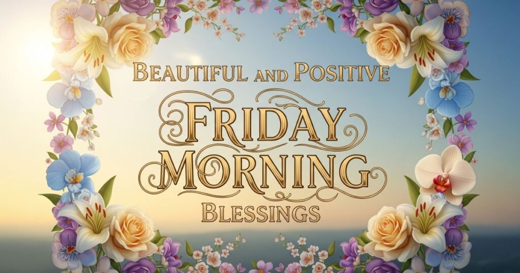 Inspirational and Motivational Friday Morning Blessings