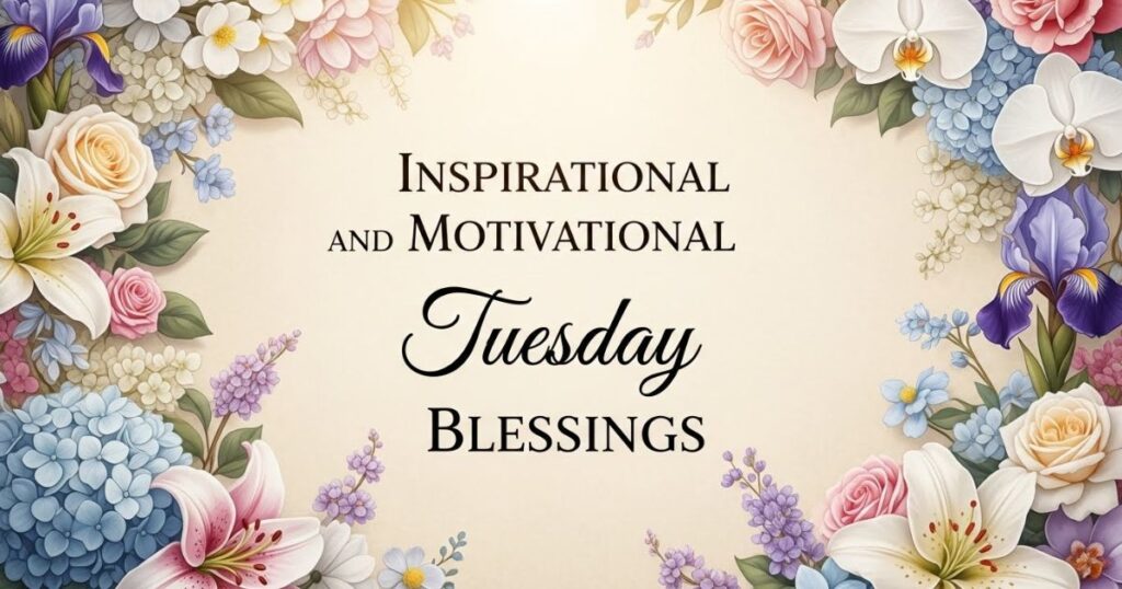 Inspirational and Motivational Tuesday Blessings