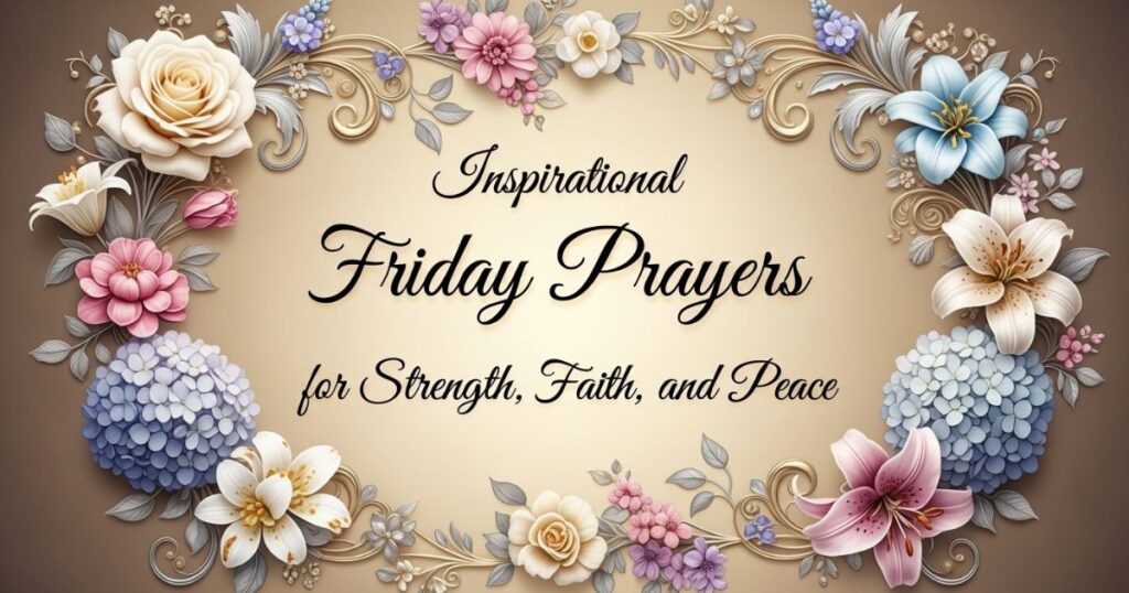 Inspirational Friday Prayers for Strength, Faith, and Peace