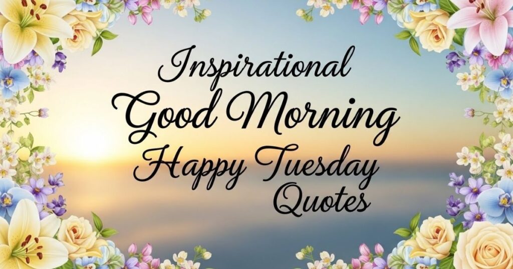 Inspirational Good Morning Happy Tuesday Quotes