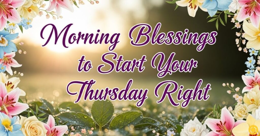 Morning Blessings to Start Your Thursday Right