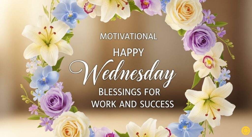 Motivational Happy Wednesday Blessings for Work and Success