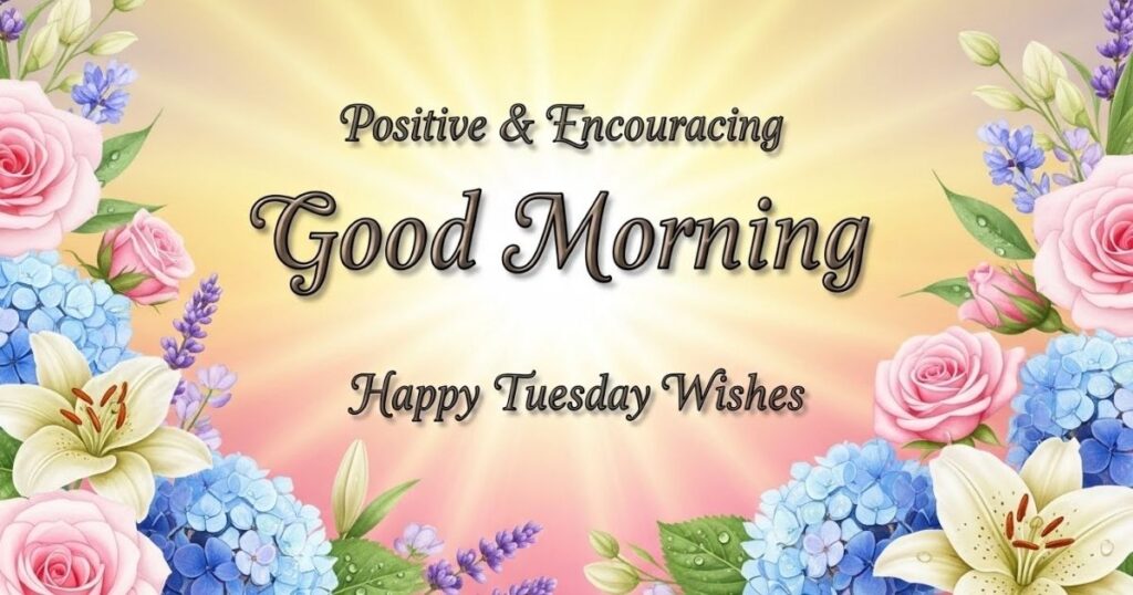 Positive & Encouraging Good Morning Happy Tuesday Wishes