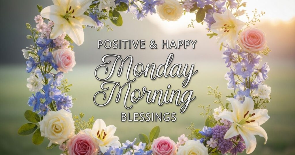 Positive & Happy Monday Morning Blessings