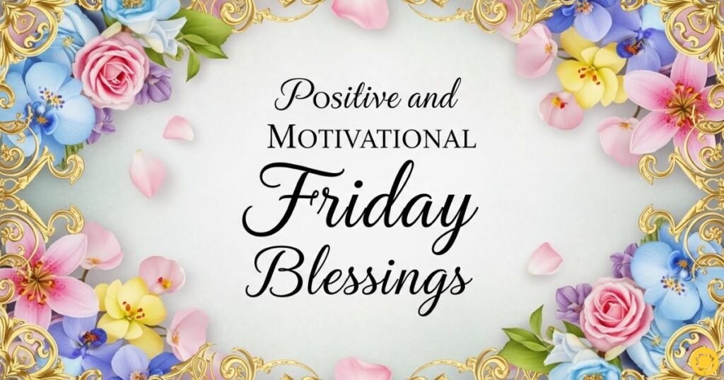 Positive and Motivational Friday Blessings