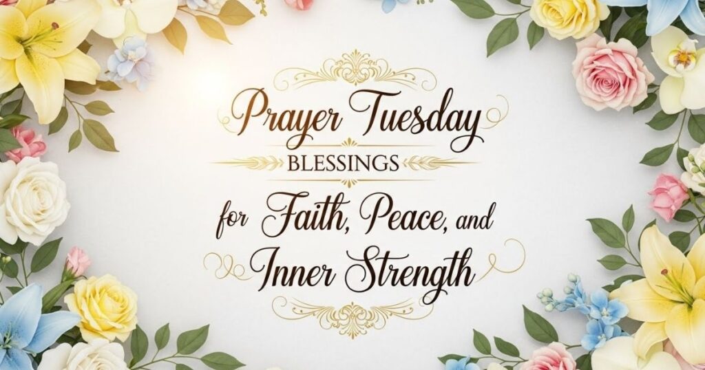 Prayer Tuesday Blessings for Faith, Peace, and Inner Strength