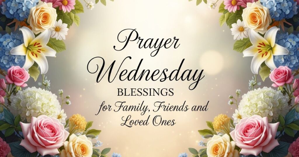 Prayer Wednesday Blessings for Family, Friends, and Loved Ones