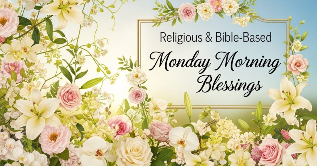 Religious & Bible-Based Monday Morning Blessings