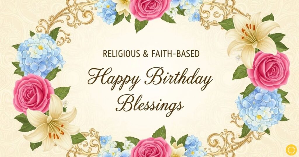 Religious & Faith-Based Happy Birthday Blessings
