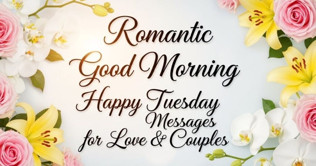 Romantic Good Morning Happy Tuesday Messages for Love & Couples