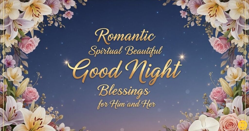 Romantic Spiritual Beautiful Good Night Blessings for Him and Her
