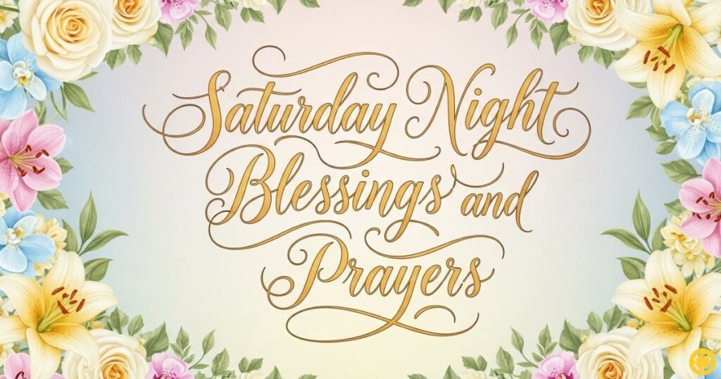 Saturday Night Blessings and Prayers
