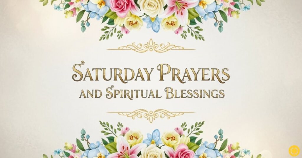 Saturday Prayers and Spiritual Blessings