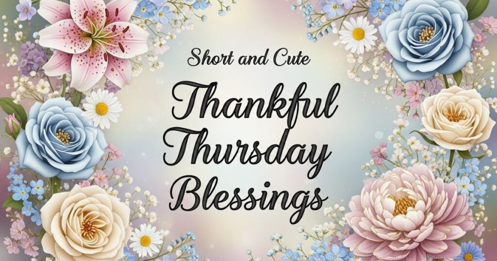 Short and Cute Thankful Thursday Blessings