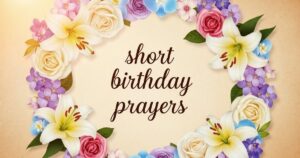 short birthday prayer