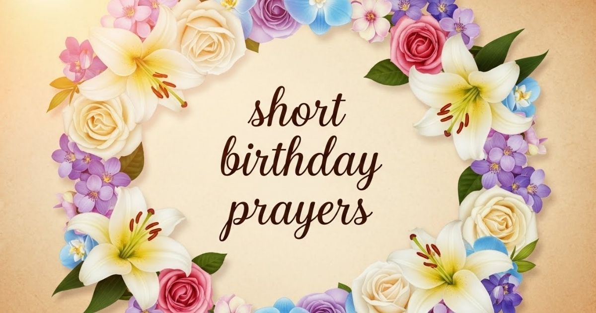 short birthday prayer