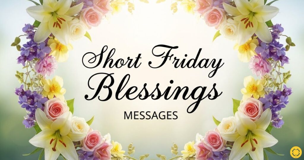 Short Friday Blessings Messages