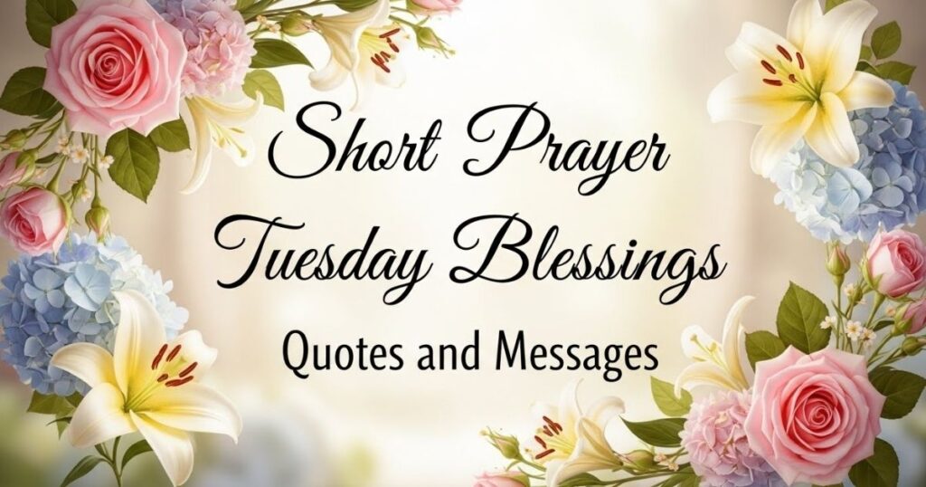 Short Prayer Tuesday Blessings Quotes and Messages