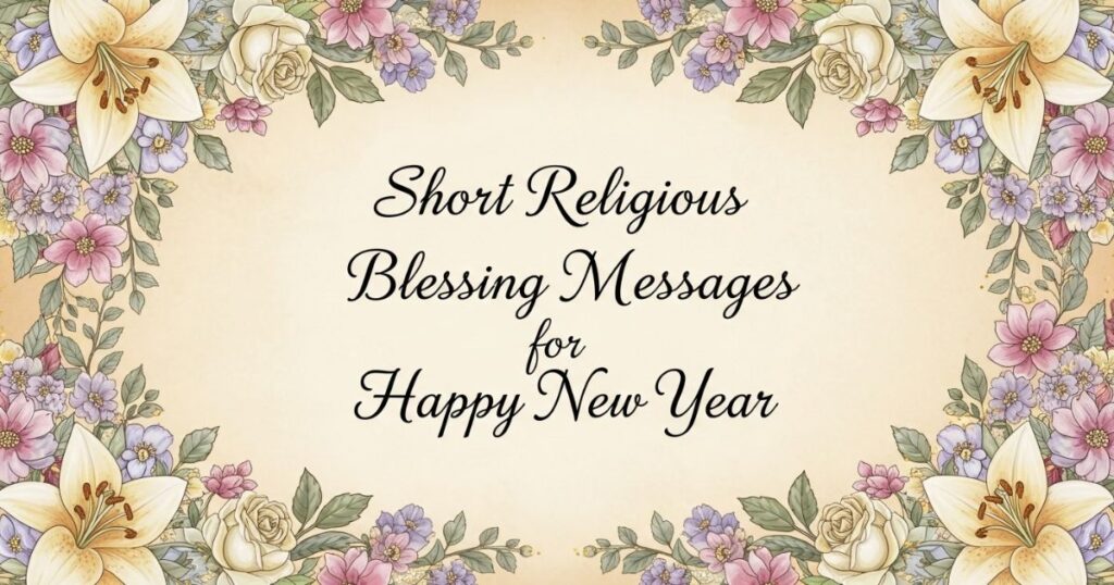 Short Religious Blessing Messages for Happy New Year