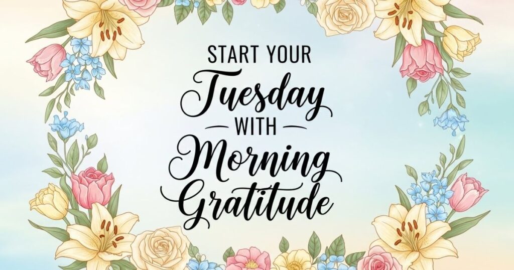 Start Your Tuesday with Morning Gratitude