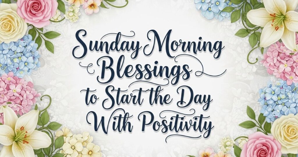 Sunday Morning Blessings to Start the Day With Positivity