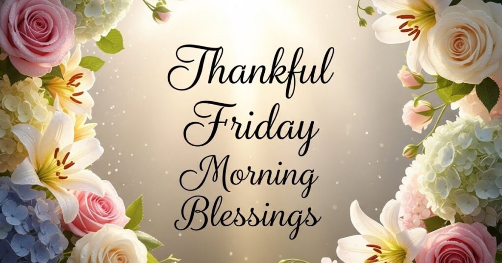 Thankful Friday Morning Blessings
