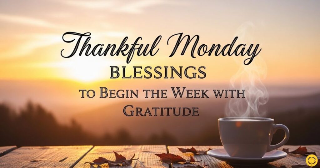 Thankful Monday Blessings to Begin the Week with Gratitude