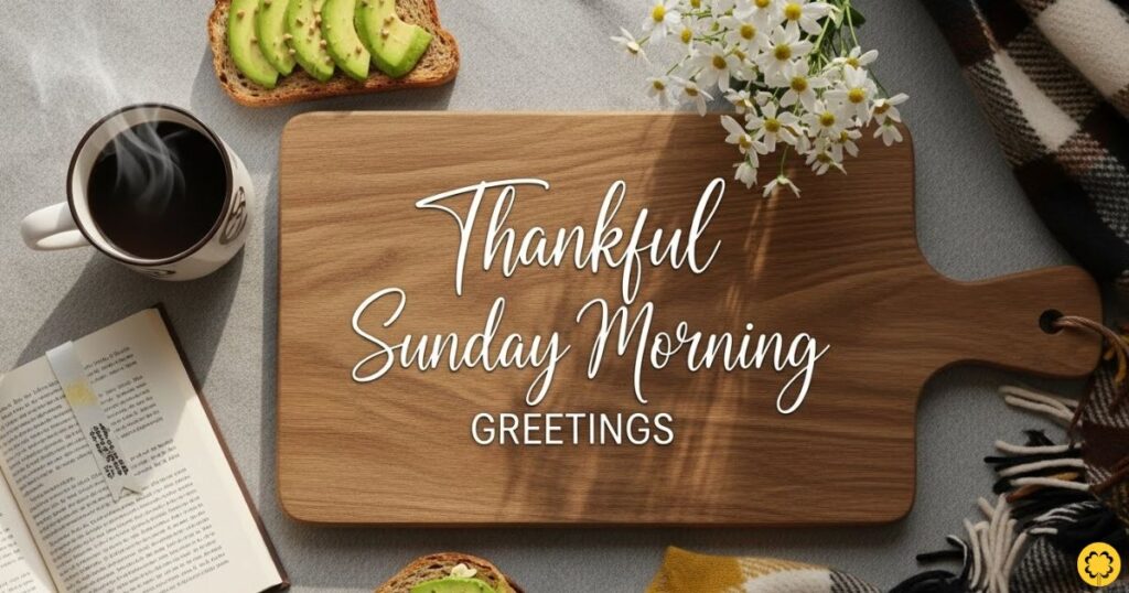 Thankful Sunday Morning Greetings