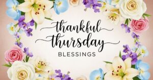 thankful thursday blessings