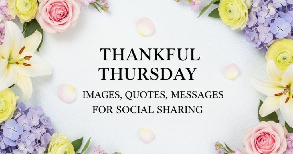 Thankful Thursday Images, Quotes, and Messages for Social Sharing