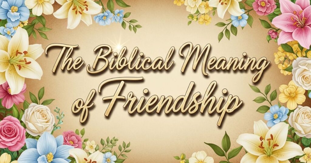 The Biblical Meaning of Friendship