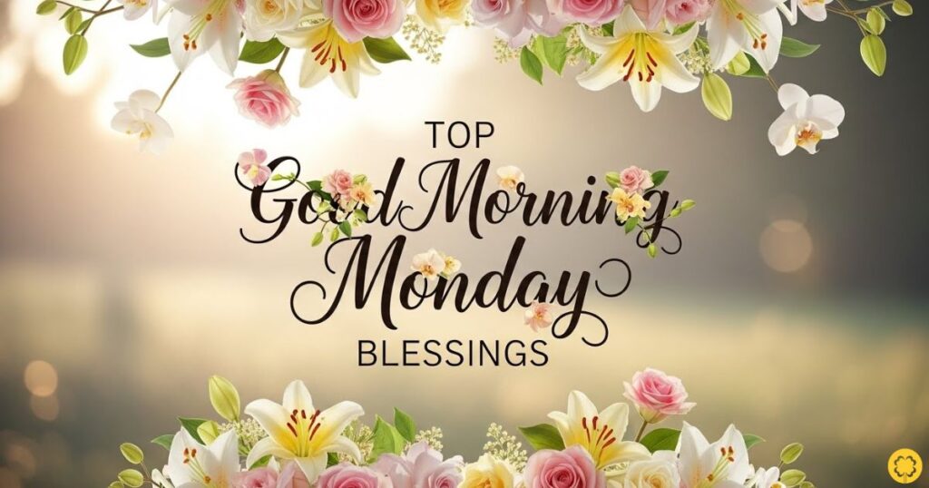 Inspirational Good Morning Monday Blessings Start Your Week Positively