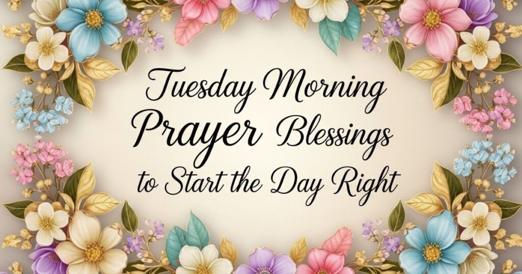 Tuesday Morning Prayer Blessings to Start the Day Right