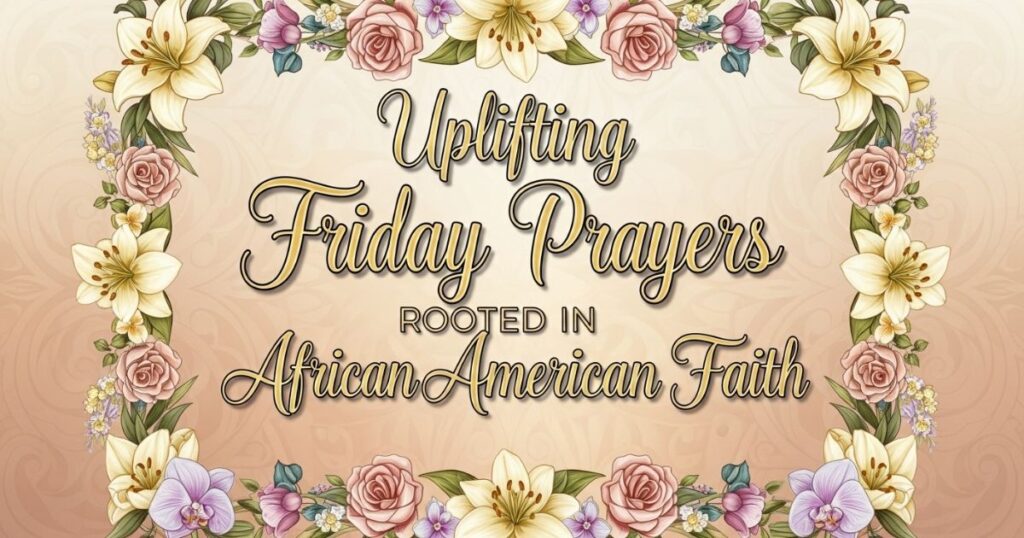 Uplifting Friday Prayers Rooted in African American Faith