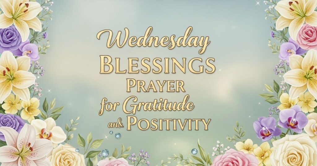 Wednesday Blessings Prayer for Gratitude and Positivity