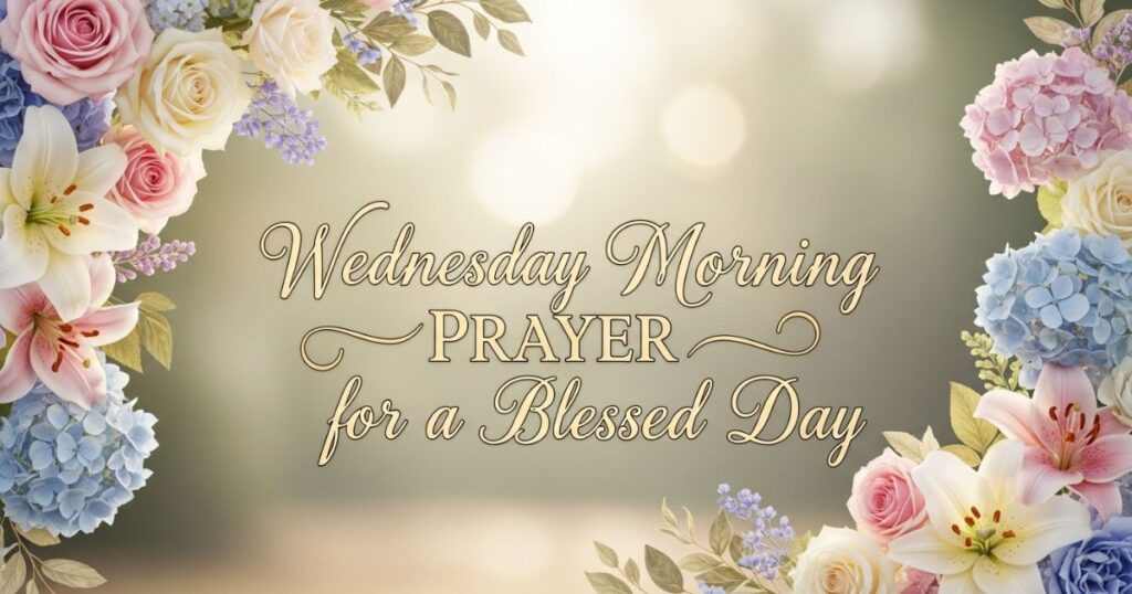 Wednesday Morning Prayer for a Blessed Day