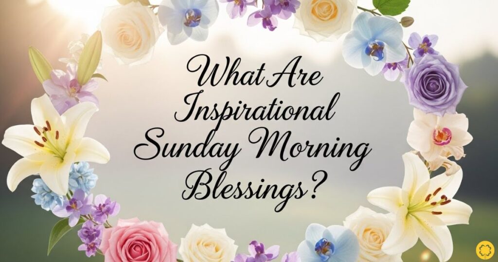 What Are Inspirational Sunday Morning Blessings?